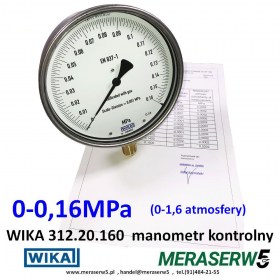 312.20.160 0-0,16MPa WIKA